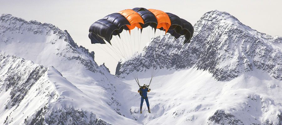 Vivez les sensations d'un parachutiste en chute libre