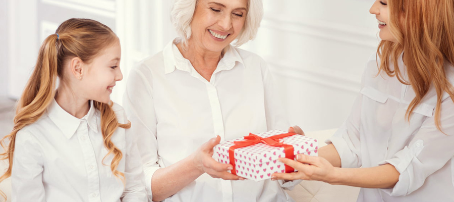 cadeau pour la fête des grands-mères